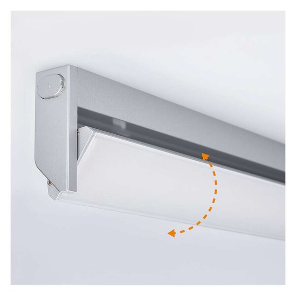 Výklopné LED kuchyňské svítidlo WO215, 58 cm, bílá