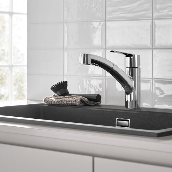 GROHE Start - Páková dřezová baterie s výsuvnou sprchou, chrom 30307001