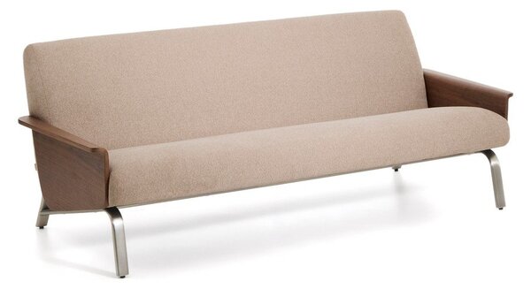 Světle hnědá žinylková pohovka 205 cm Amsen – Kave Home