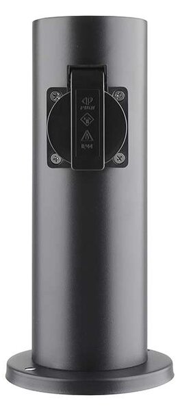 Zahradní sloupek 230V 2Z - PG10, černá