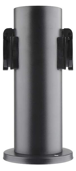 Zahradní sloupek 230V 2Z - PG10, černá