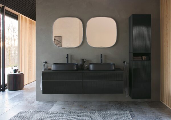 Duravit Zencha - Umyvadlová mísa 550x390 mm, WonderGliss, matný antracit 23735513791