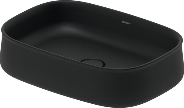 Duravit Zencha - Umyvadlová mísa 550x390 mm, WonderGliss, matný antracit 23735513791