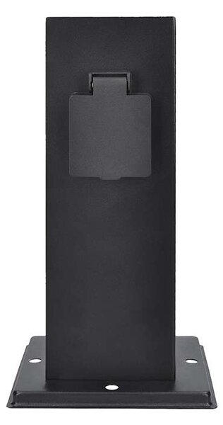 Zahradní sloupek 230V 2Z - PG11, černá
