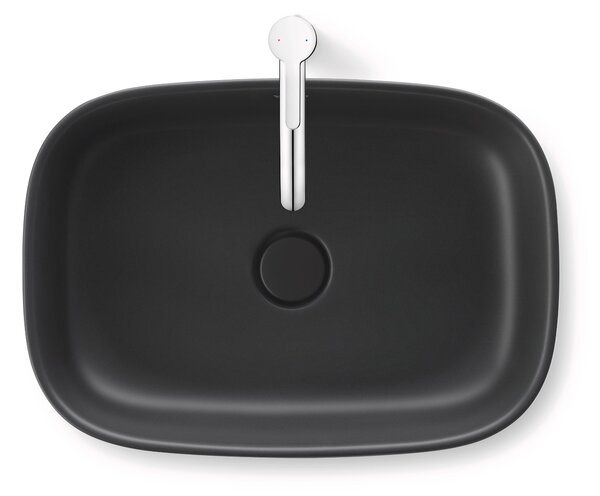 Duravit Zencha - Umyvadlová mísa 550x390 mm, WonderGliss, matný antracit 23735513791