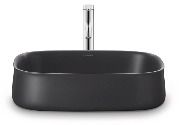 Duravit Zencha - Umyvadlová mísa 550x390 mm, WonderGliss, matný antracit 23735513791