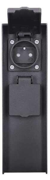 Zahradní sloupek 230V 2Z - PG12, černá
