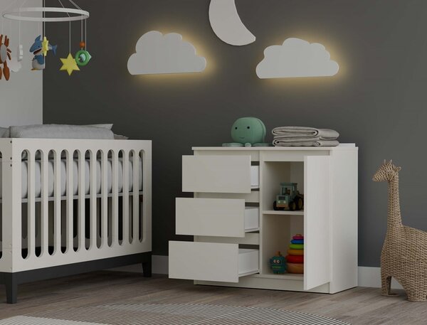 TP Living Komoda Malwa 1D3S 80 cm kašmírová