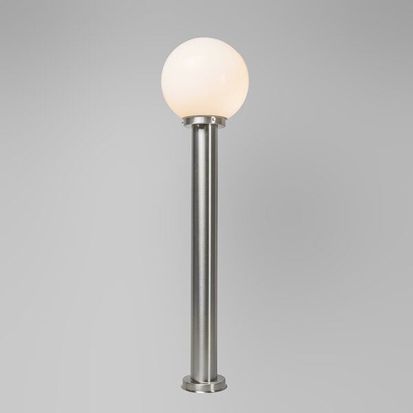 Moderní venkovní lampový stojan z nerezové oceli 100 cm - Sfera