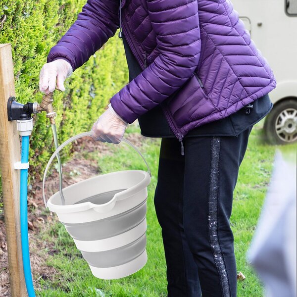 Orion Skládací kýbl, kbelík, vědro silikonový KEMP (12l)