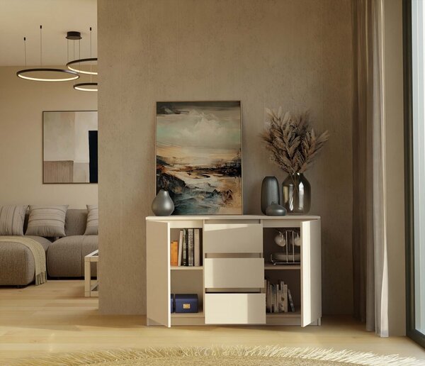 TP Living Komoda Malwa 2D3S 120 cm kašmírová