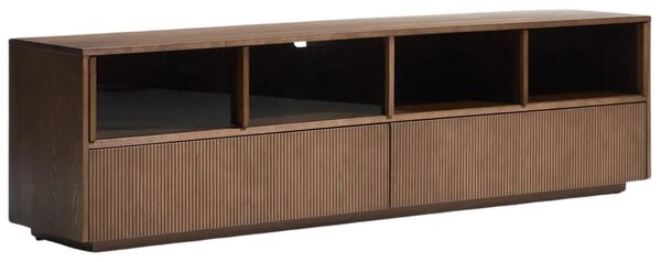 LÉTO -15% Kave Home Hnědá komoda Helvine 200 x 40 cm