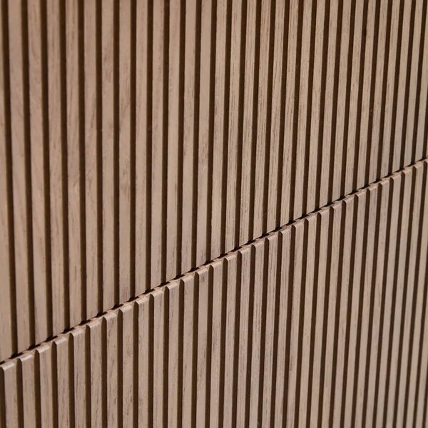 LÉTO -15% Kave Home Hnědá komoda Helvine 90 x 50 cm