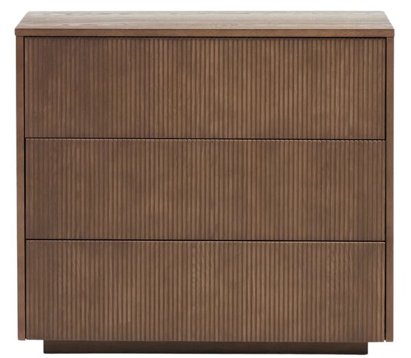LÉTO -15% Kave Home Hnědá komoda Helvine 90 x 50 cm