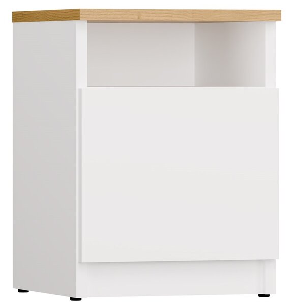 TP Living Noční stolek Galax 30 cm dub artisan/bílý