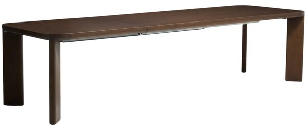 Kave Home Hnědý rozkládací jídelní stůl Jondal 240/320 x 100 cm