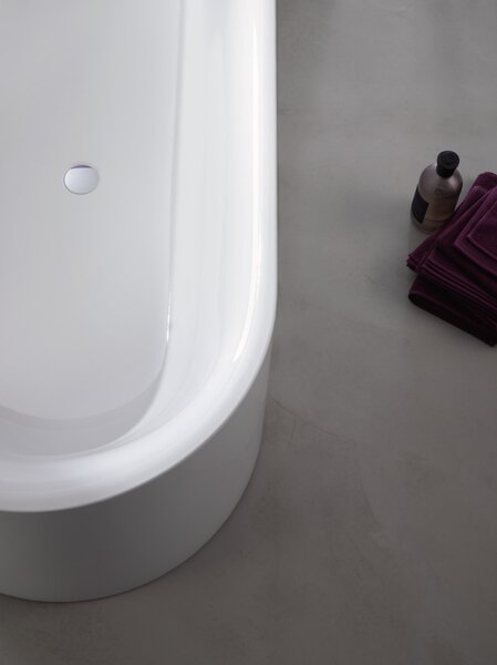 Bette BetteLux Oval Silhouette - Volně stojící vana 1800x800 mm, BetteGlaze Plus, bílá 3466-000CFXXS,PLUS