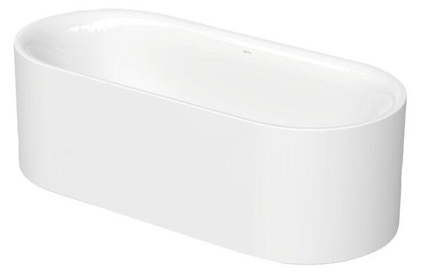 Bette BetteLux Oval Silhouette - Volně stojící vana 1800x800 mm, BetteGlaze Plus, bílá 3466-000CFXXS,PLUS