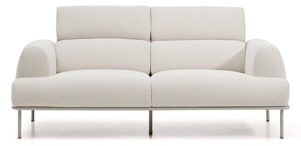 Béžová žinylková polohovací pohovka 214 cm Aurum – Kave Home