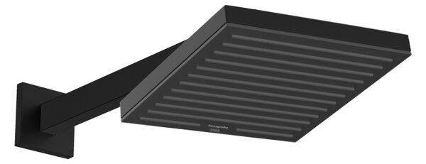 Hansgrohe Pulsify E - Hlavová sprcha 260 1jet + sprchové rameno 390 mm, černá matná 24330670+24337670