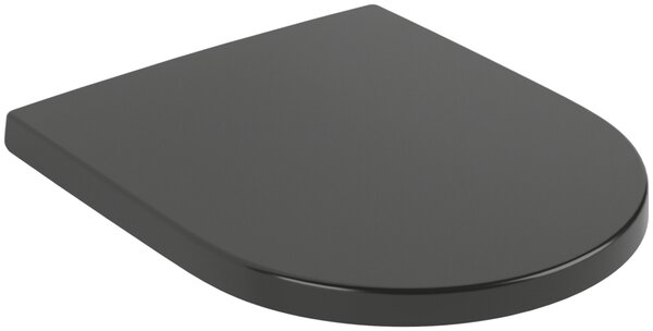 Villeroy & Boch Subway 3.0 - WC sedátko s poklopem QuickRelease SoftClosing, Pure Black 8M42S1R7