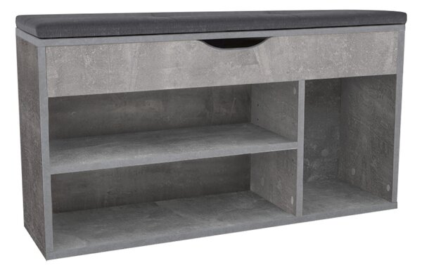 Botník s lavicí, beton, FUDDY NEW