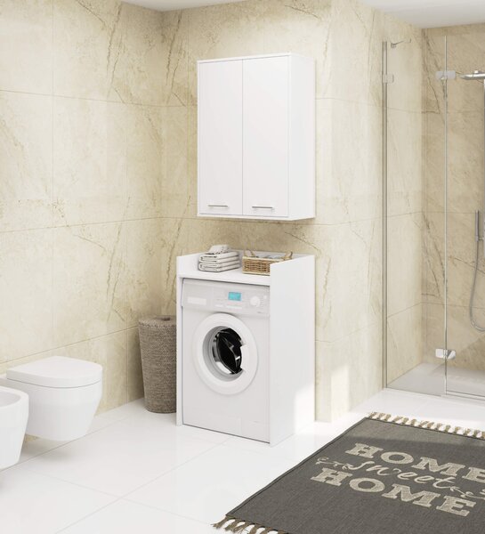 Ak furniture Závěsná koupelnová skříňka Fin W64 64 cm bílá