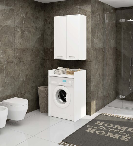Ak furniture Závěsná koupelnová skříňka Fin W64 64 cm bílá