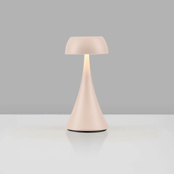 Nova Luce Béžová kovová nabíjecí stolní LED lampa Ycro