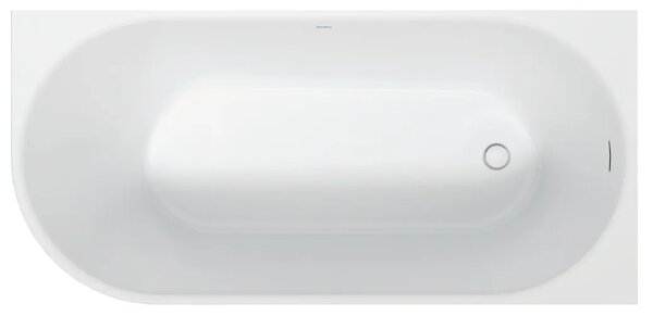 Duravit DuraSenja - Volně stojící vana 1700x800 mm do pravého rohu, bílá 700581000000000