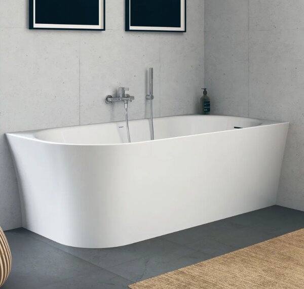 Duravit DuraSenja - Volně stojící vana 1700x800 mm do pravého rohu, bílá 700581000000000