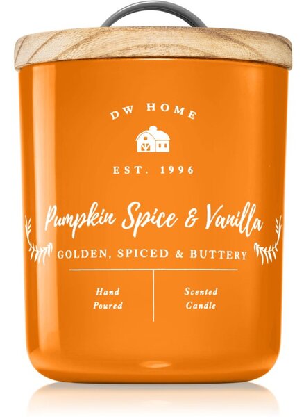 DW Home Farmhouse Pumpkin Spice & Vanilla vonná svíčka 255 g