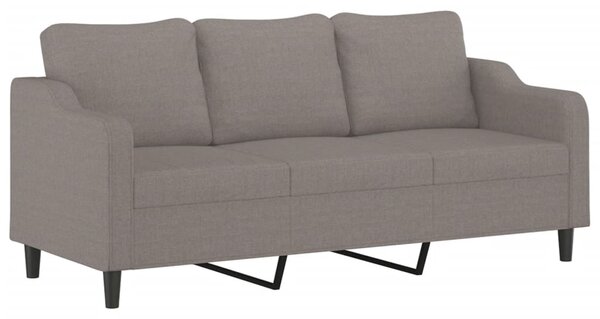 4dílná sedací souprava s poduškami taupe textil 3201785