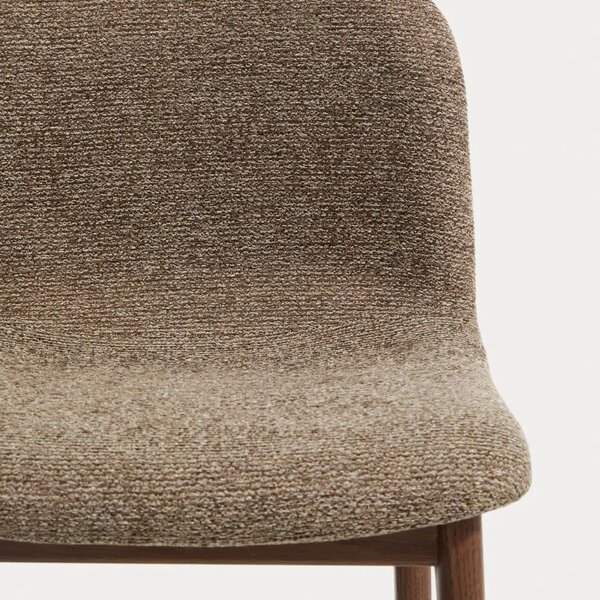 LÉTO -15% Kave Home Hnědá barová židle Elnor 65 cm