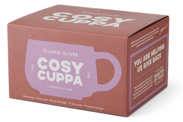 Jamie Oliver Big Love hrnek 375ml, růžový JOBLCCMUGPNK