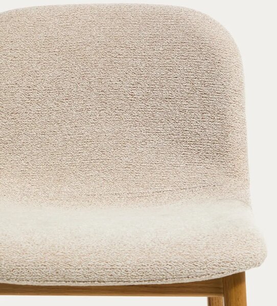 LÉTO -15% Kave Home Béžová barová židle Elnor 65 cm