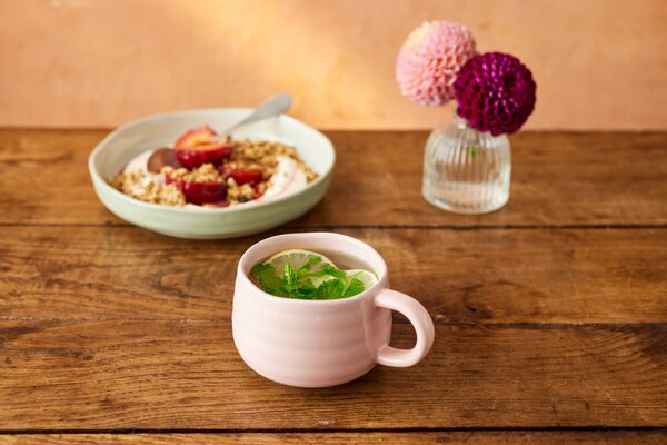 Jamie Oliver Big Love hrnek 375ml, růžový JOBLCCMUGPNK