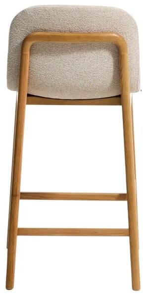 LÉTO -15% Kave Home Béžová barová židle Elnor 65 cm