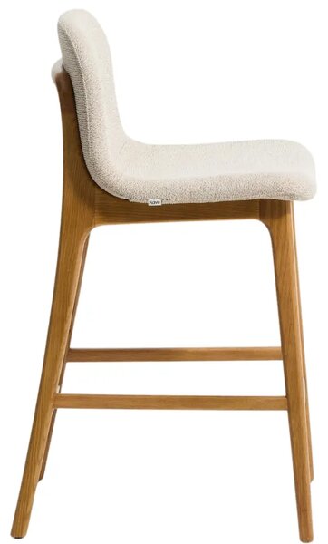 LÉTO -15% Kave Home Béžová barová židle Elnor 65 cm