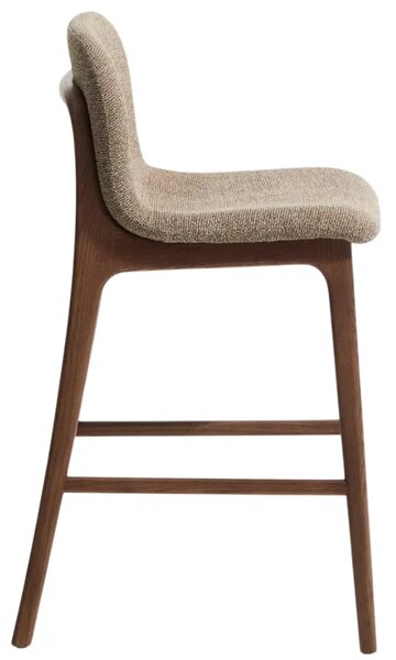 LÉTO -15% Kave Home Hnědá barová židle Elnor 65 cm