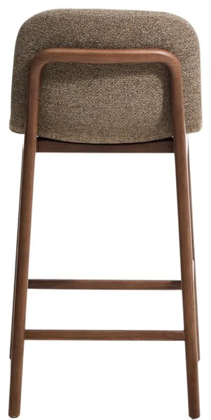 LÉTO -15% Kave Home Hnědá barová židle Elnor 65 cm
