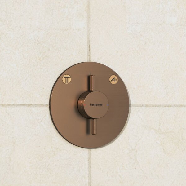Hansgrohe set 24 - Sprchový systém pod omítku, komplet, kartáčovaný bronz