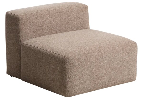 LÉTO -15% Kave Home Hnědé křeslo Blok 90 cm