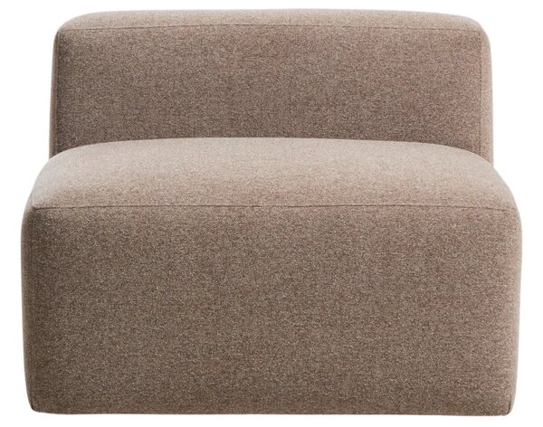 LÉTO -15% Kave Home Hnědé křeslo Blok 90 cm
