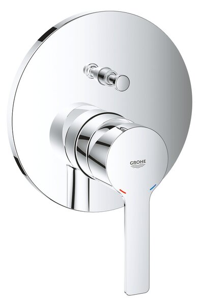 GROHE Lineare - Páková baterie pod omítku s 2-směrným přepínačem, chrom 24064001