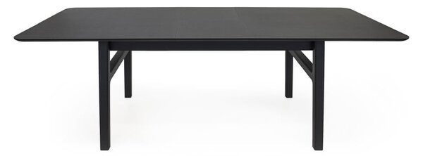 Rozkládací jídelní stůl s přídavnou deskou v dekoru dubu 90x180 cm Curved – Woodman