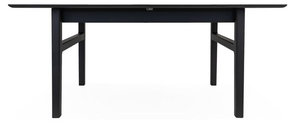 Rozkládací jídelní stůl s přídavnou deskou v dekoru dubu 90x180 cm Curved – Woodman