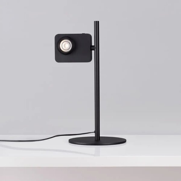 Nova Luce Černá kovová stolní LED lampa Kedros