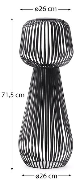 LED stolní stmívatelné solární venkovní svítidlo (výška 70 cm) Reiba – Kave Home