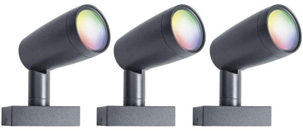 Ledvance - SADA 3x LED RGBW Venkovní lampa SMART+ SPOT 3xLED/4,5W/230V IP65Wi-Fi